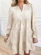 Notched Tiered Mini Dress 2738093b-5c23-4f23-a5cc-d9c707e8fda7-Max-Origin