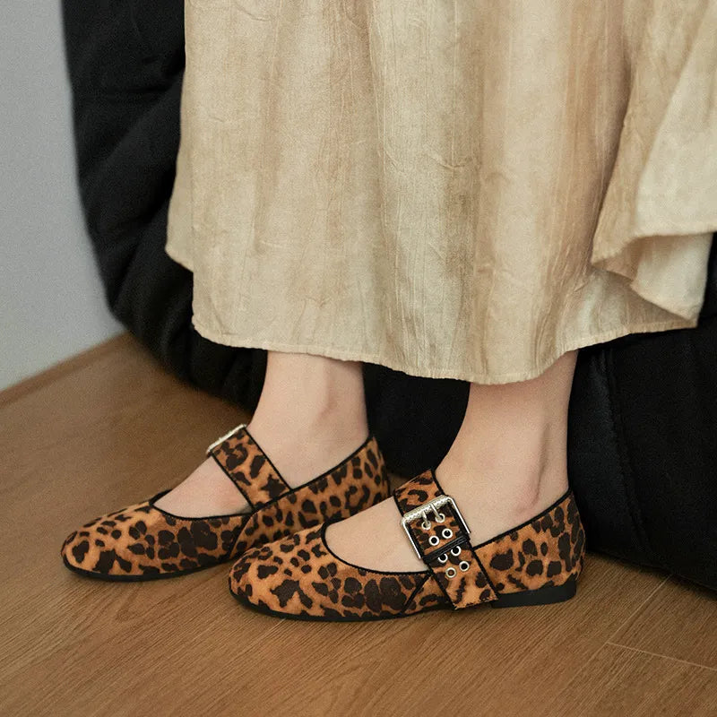 Round Toe Flats Loafers 27800c0c-f202-4b33-b8d8-994263c881fb-Max