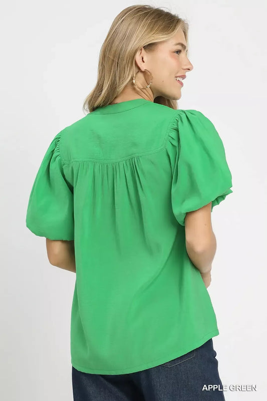 Button-Down Puff Sleeve Shirt 2792384d-fcd5-4c77-b2fe-e3cee6b183ef-Max-Origin