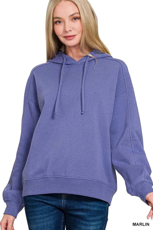 Zenana Drawstring Relaxed Fit Fleece Hoodie MARLIN 279d183a95fb4850b121a1875861ed21-Max-Origin
