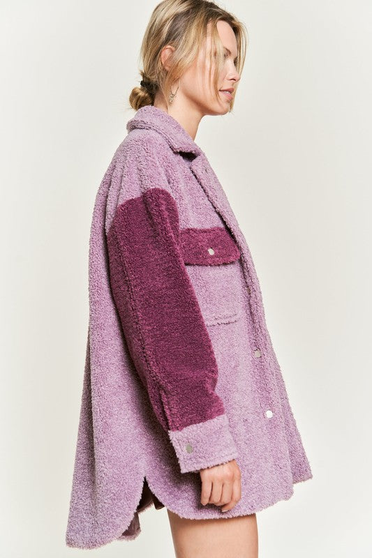 Colorblock sherpa jacket jjo5017 279e91b0-aa02-4003-b01f-43adcac69c2f