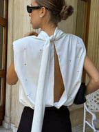 Polka Dot High Neck Tank 27f59962-1ca9-4da1-9650-807323ecf818-Max