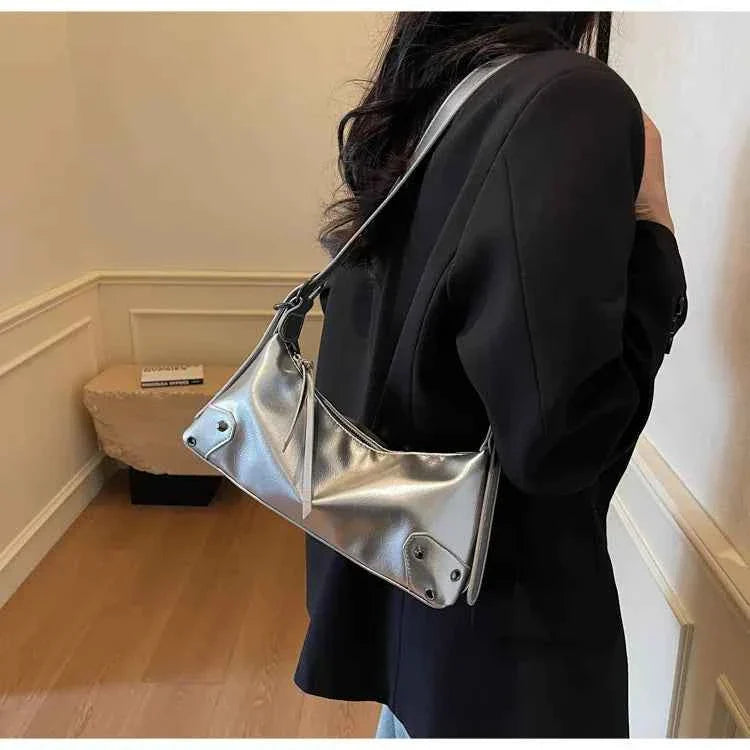 Adjustable Strap Shoulder Bag Silver onesize 27fe147c9269492394c1a10488ecd89b-Max-Origin