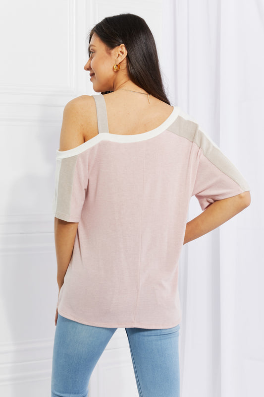Andree by Unit Full Size Something Simple Cold Shoulder Tee 28302295240f45a789f6ef3b009e7c43-Max