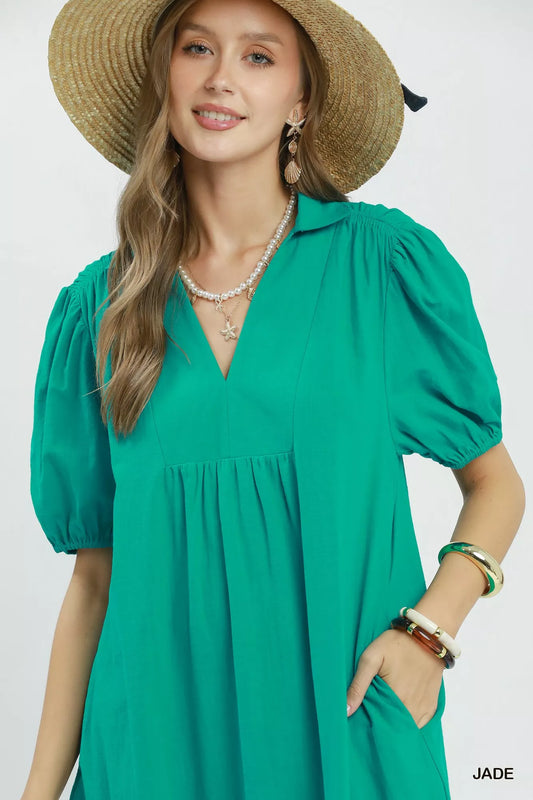 Solid Tiered Midi Dress 284a3cfa-d461-417f-951b-018a4914919a-Max-Origin