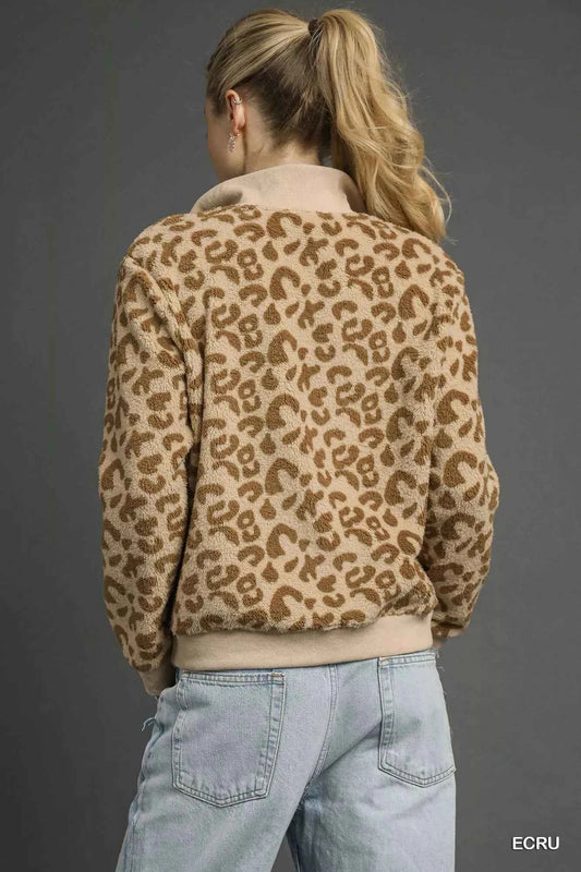 Leopard Print Quarter-Zip Sweatshirt 285cfed3-6e07-41c3-948d-9d71b3477798-Max-Origin