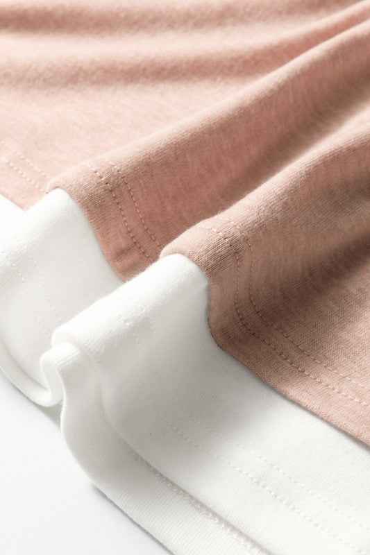 Faux Two-Piece Patchwork Long Sleeve Top 2893ec0b-0f13-4949-abcd-2e2dab7d9a39