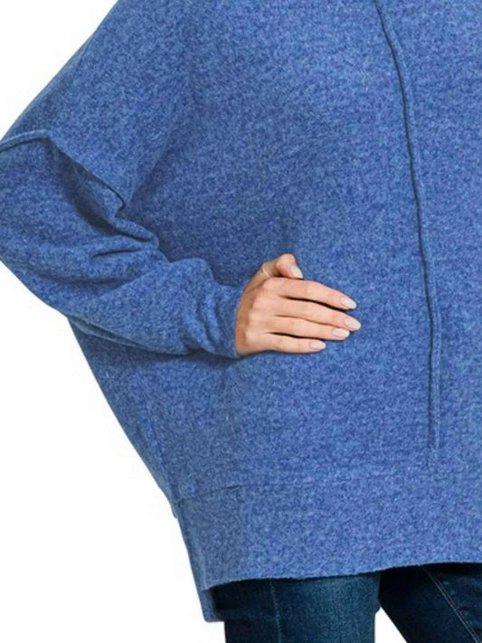 Brushed Melange Hacci Oversized Sweater 28cb6a89-3868-477e-908c-00d862de241b-Max-Origin