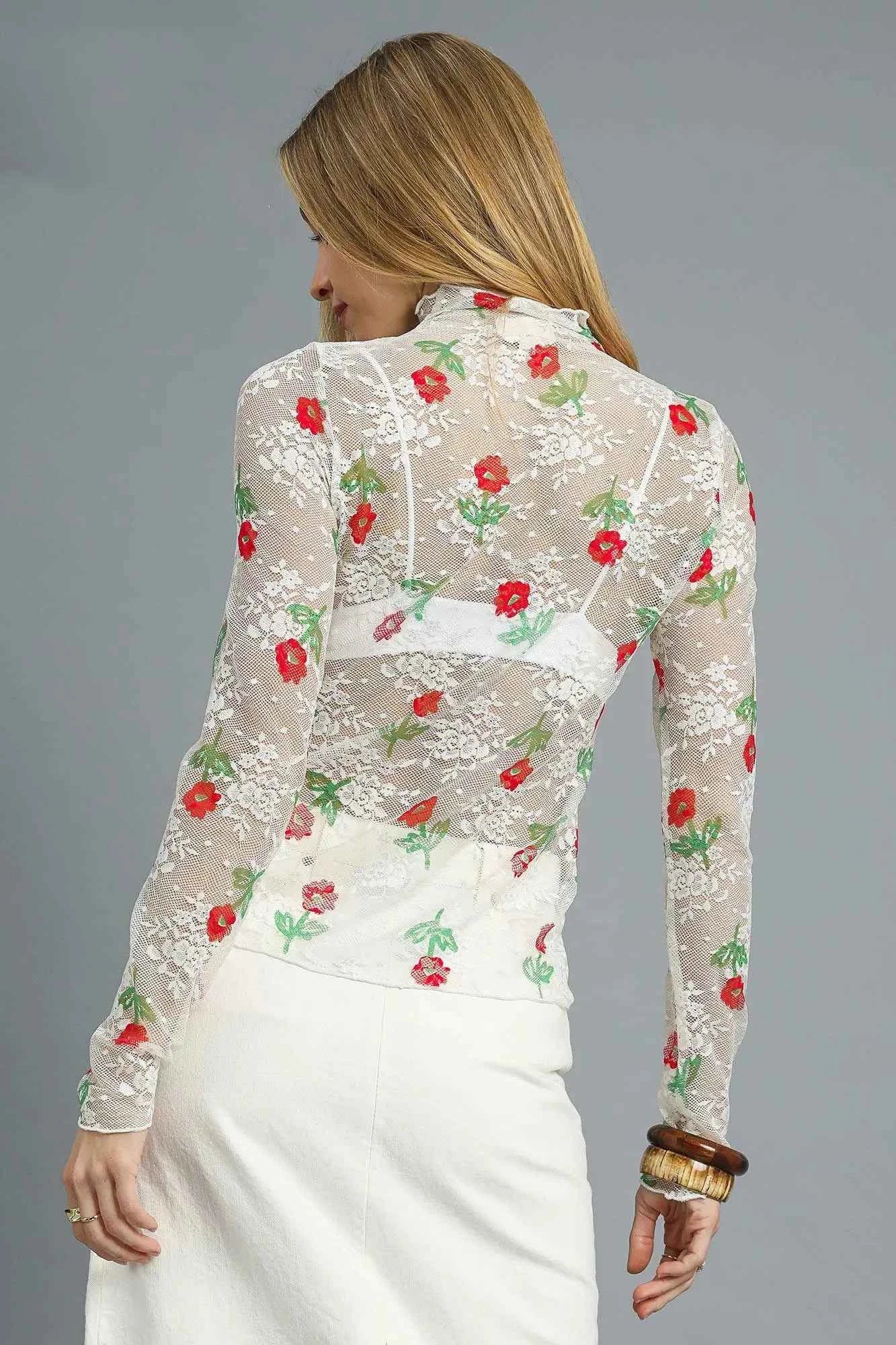 Floral Mock Neck Long Sleeve Sheer Top 28fc74bb-2c79-4240-b4ea-c95563793505-Max-Origin