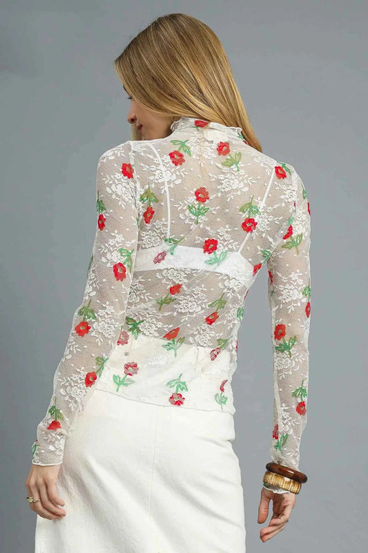 Floral Mock Neck Long Sleeve Sheer Top 28fc74bb-2c79-4240-b4ea-c95563793505-Max-Origin