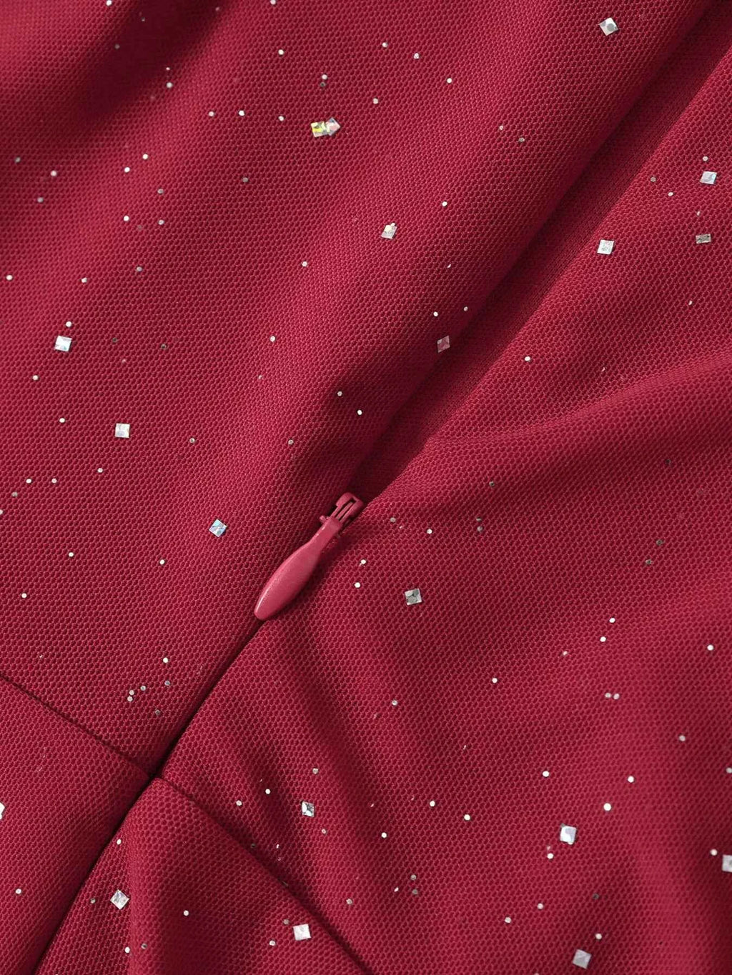 Glitter Ruched Long Sleeve Mermaid Maxi Dress 28fd14a3d4f045e78ee3979542cb4153-Max-Origin