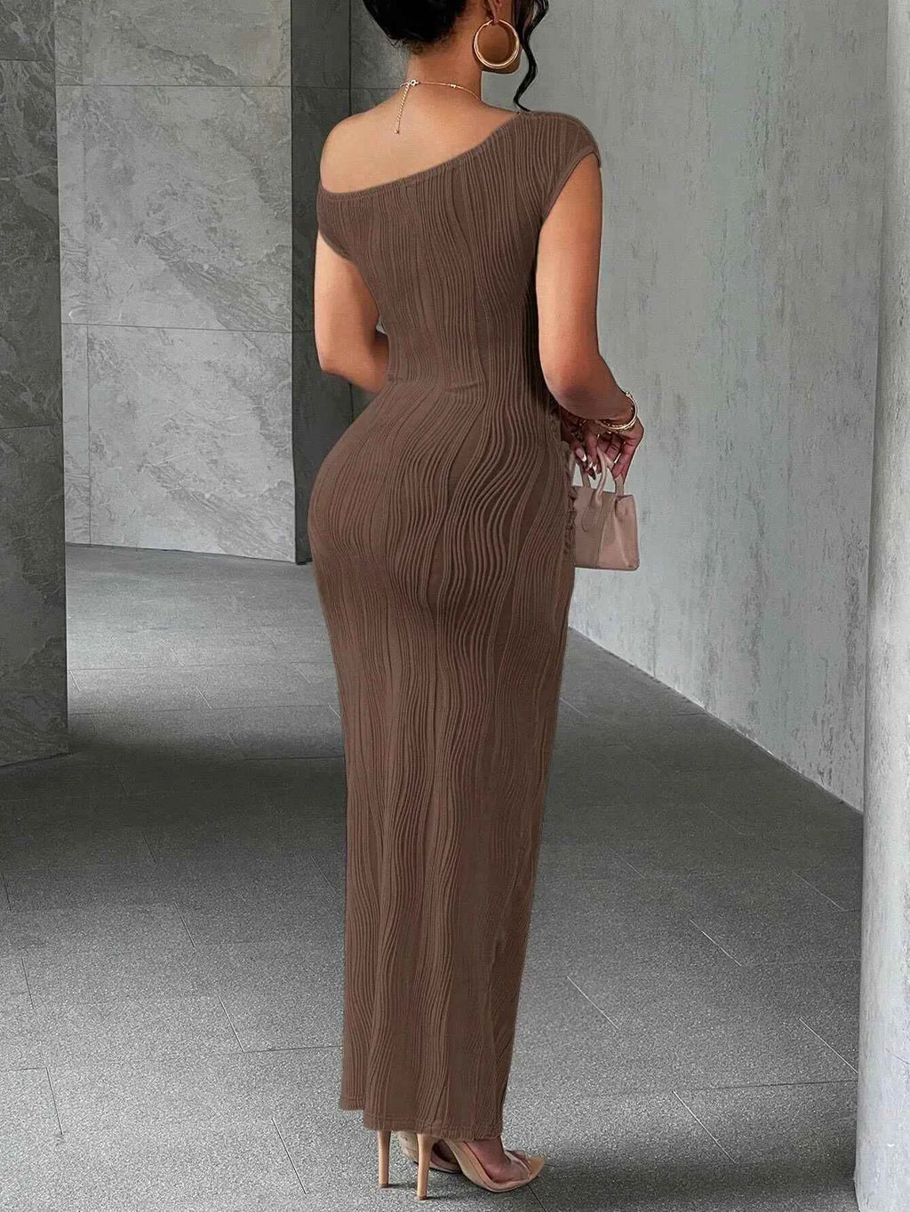 Asymmetrical One Shoulder Bodycon Maxi Dress 290fb645-2eac-4663-97d8-cf7b213fa2aa-Max-Origin