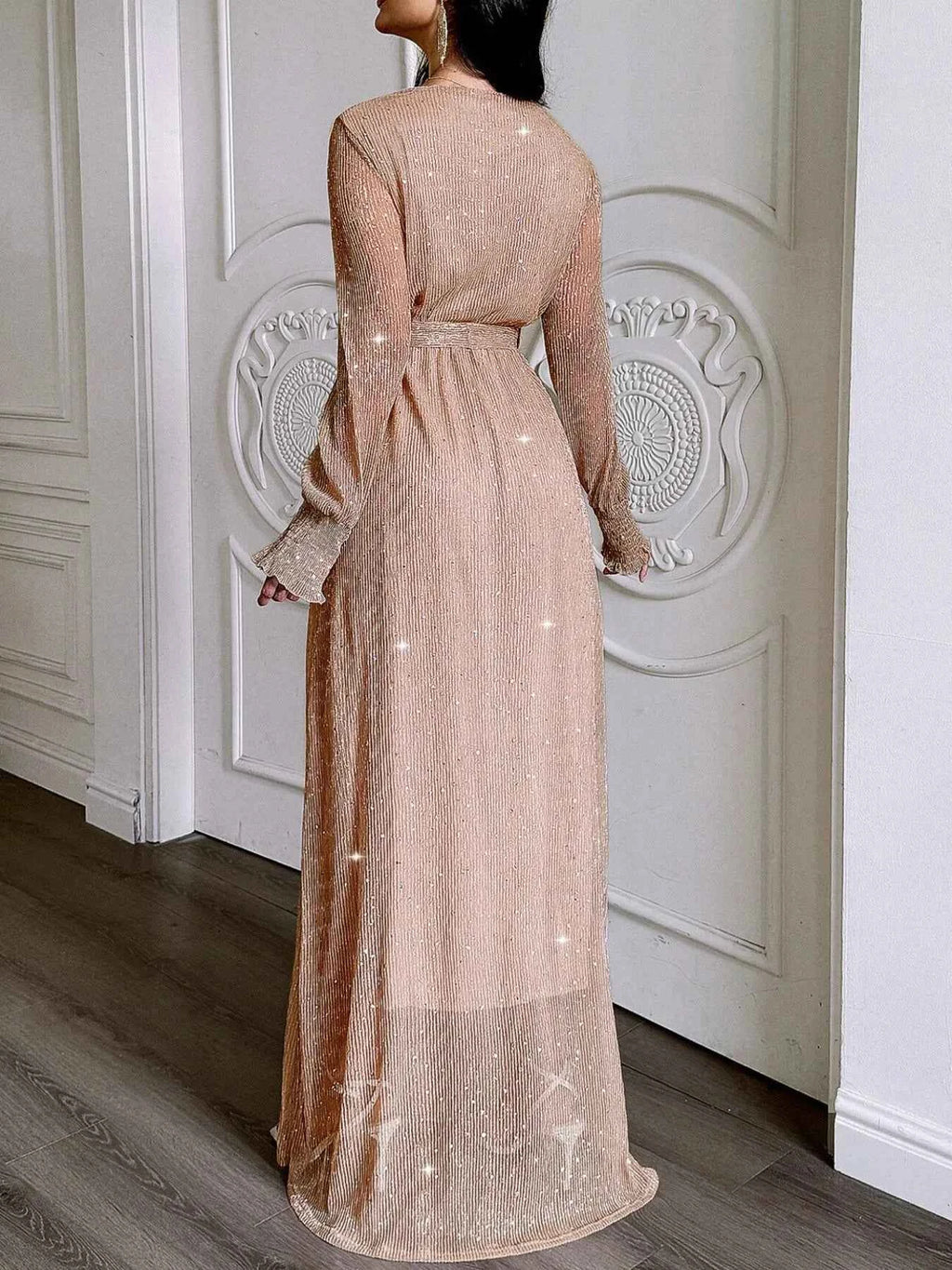 Surplice Slit Tie Waist Maxi Dress 2916b053-a762-4900-97e7-b20477e31e76-Max-Origin