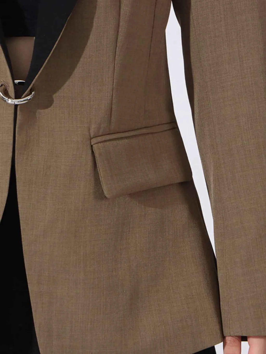 Contrast Lapel Collar Long Sleeve Blazer 291d5fcba3ba4f09a6196570021fe03c-Max-Origin