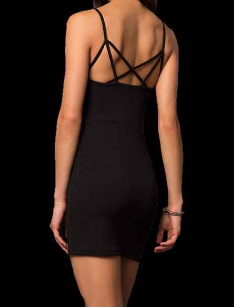 Juniors Tight Party Dress With Strappy Back 2940a712-11bb-46e3-b036-03dd3e276981_8fa92209-af99-4a61-abf0-36f7e8f9f447