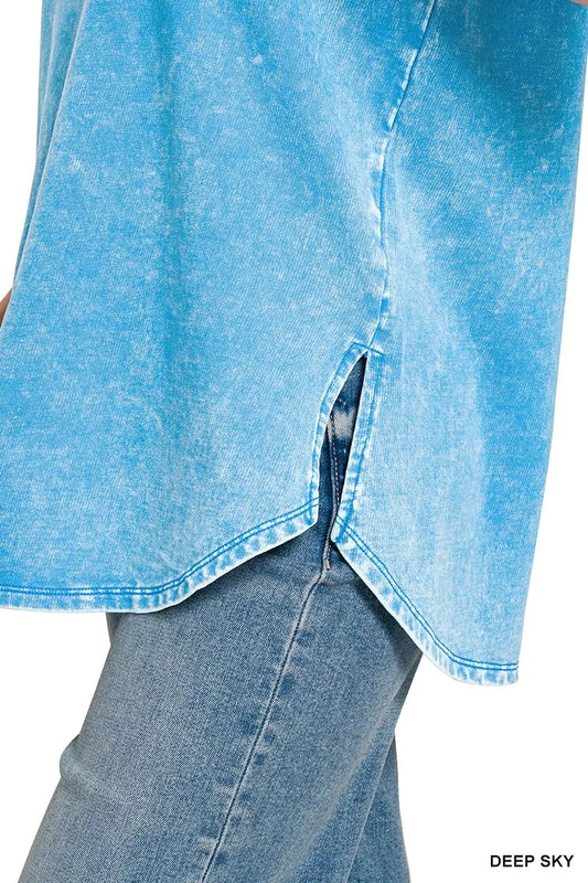 French Terry Washed Curved Hem Top 2950d8bf-9997-4a6a-8e49-1f719158470b-Max-Origin