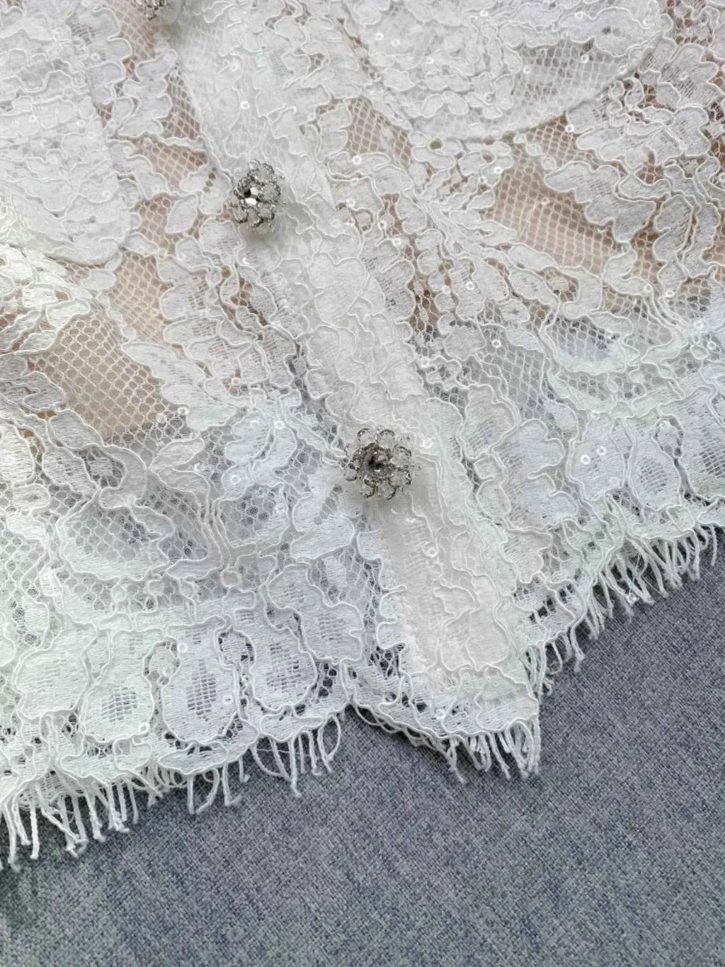 Lace Snap Down Top and Skirt Set 2963cae8-b5c3-4299-b65a-736f036f8e70-Max-Origin