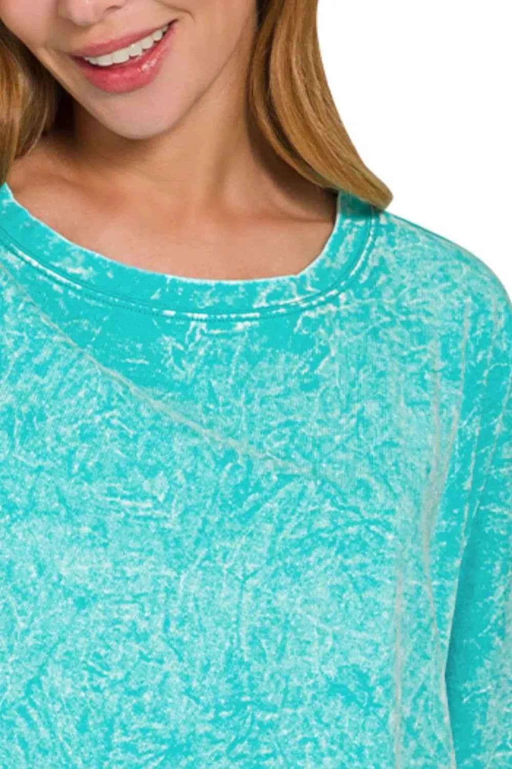 Zenana Premium Cotton Crinkle Wash Oversized T-Shirt 296c15f5-8fcb-41b3-9f10-23d025640689-Max-Origin