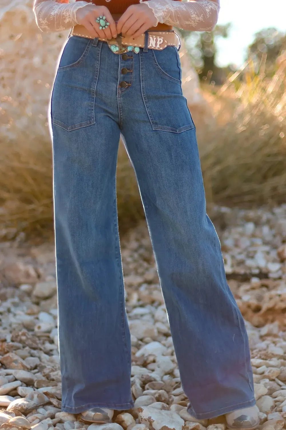 High-Waisted Wide-Leg Button-Front Jeans Medium 2994e202-f2b3-452c-98e2-e56975ab34d5-Max-Origin