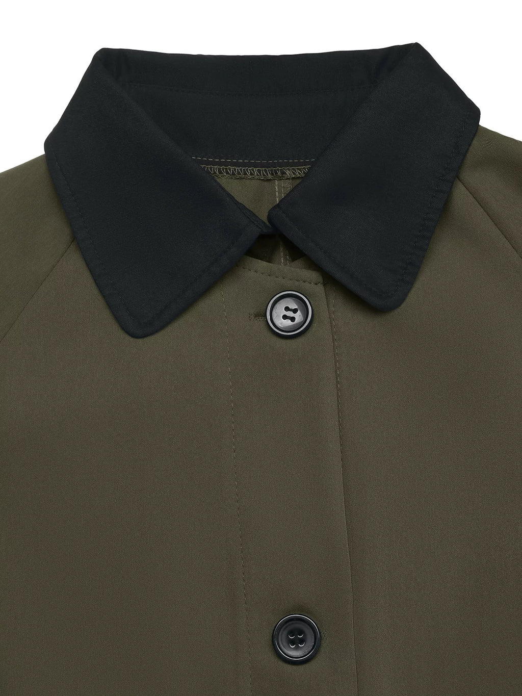 Contrast Collar Button Up Coat 29bd1bcdf4264c01b992938fb8cb1683-Max-Origin