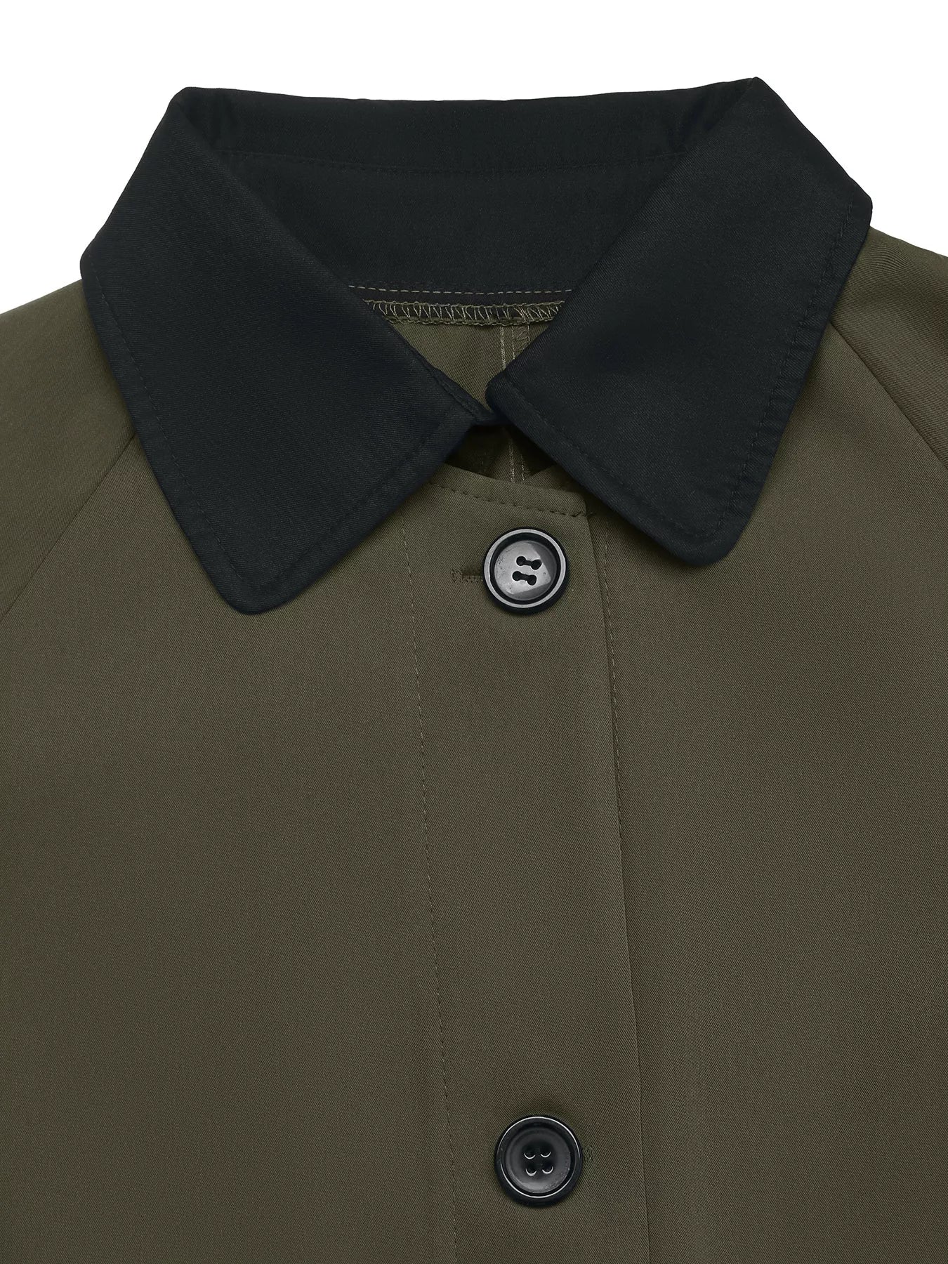 Contrast Collar Button Up Coat 29bd1bcdf4264c01b992938fb8cb1683-Max-Origin