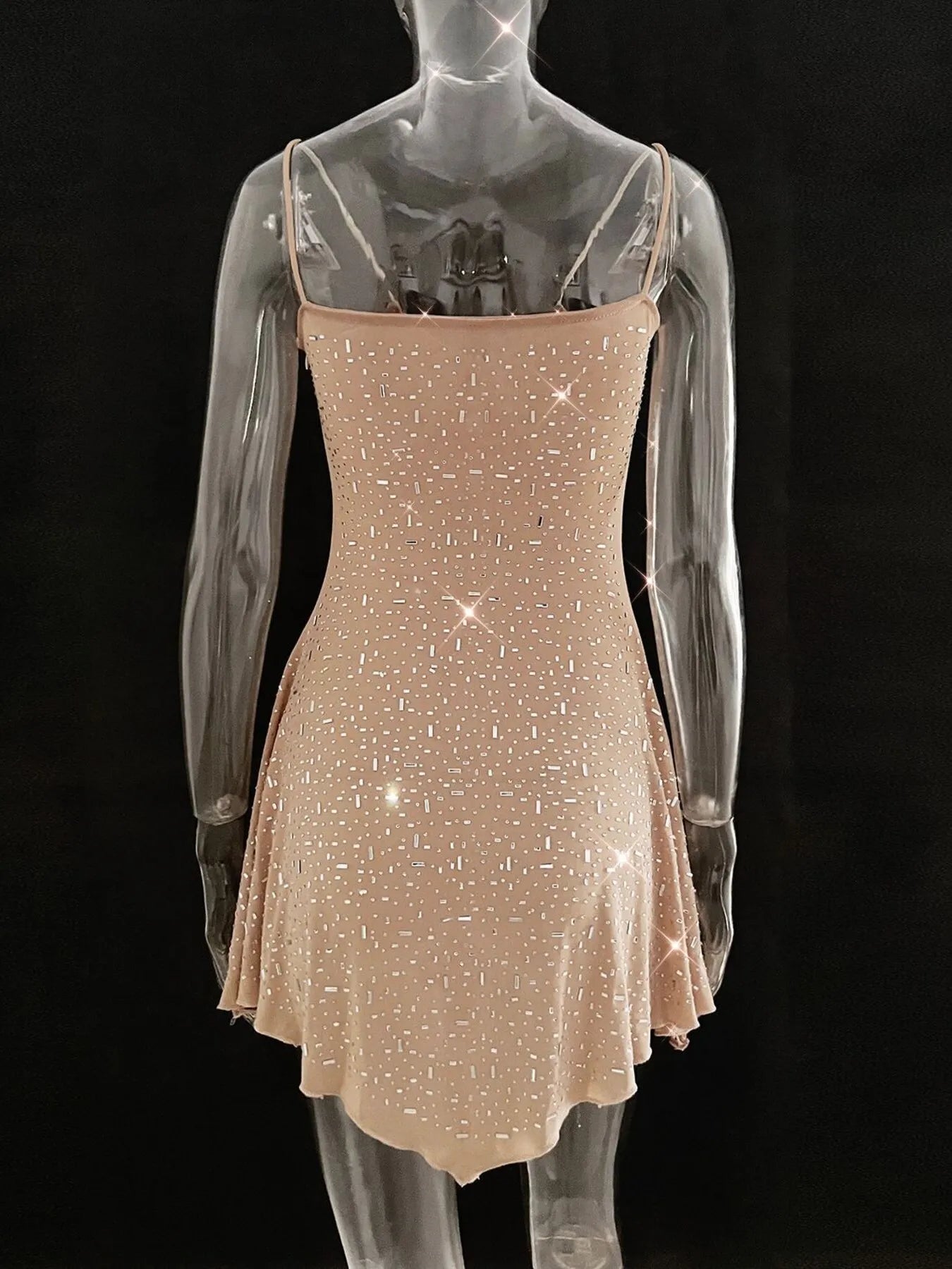 Rhinestone Decor Mini Cami Dress 29cf8ff90c1046e6908e5e4bd0dce47a-Max-Origin