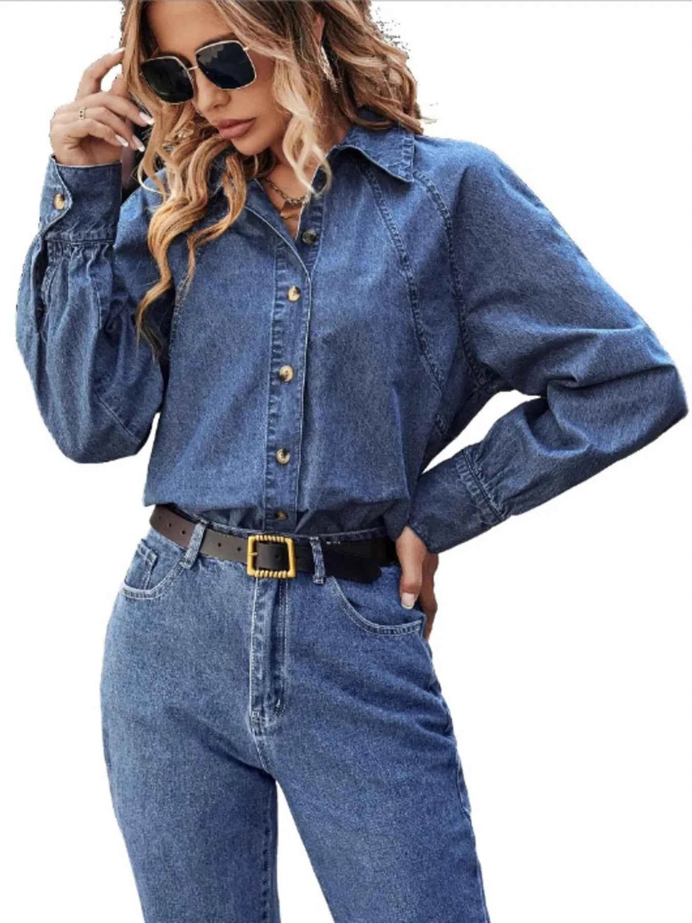 Button Up Long Sleeve Denim Shirt 29e4101cfb7a4258bed086ecc998a1dc-Max-Origin