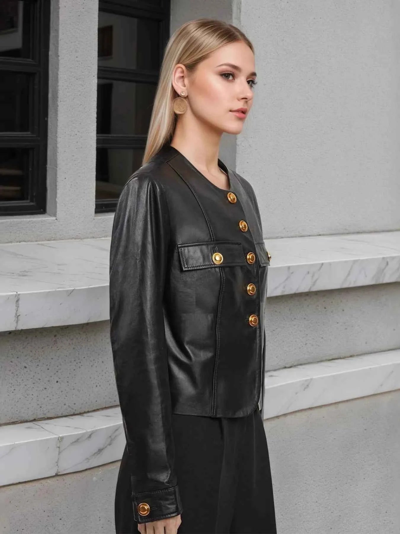 Button Up Long Sleeve Jacket 29fb8f630628446ea4230d7aeb274179-Max-Origin