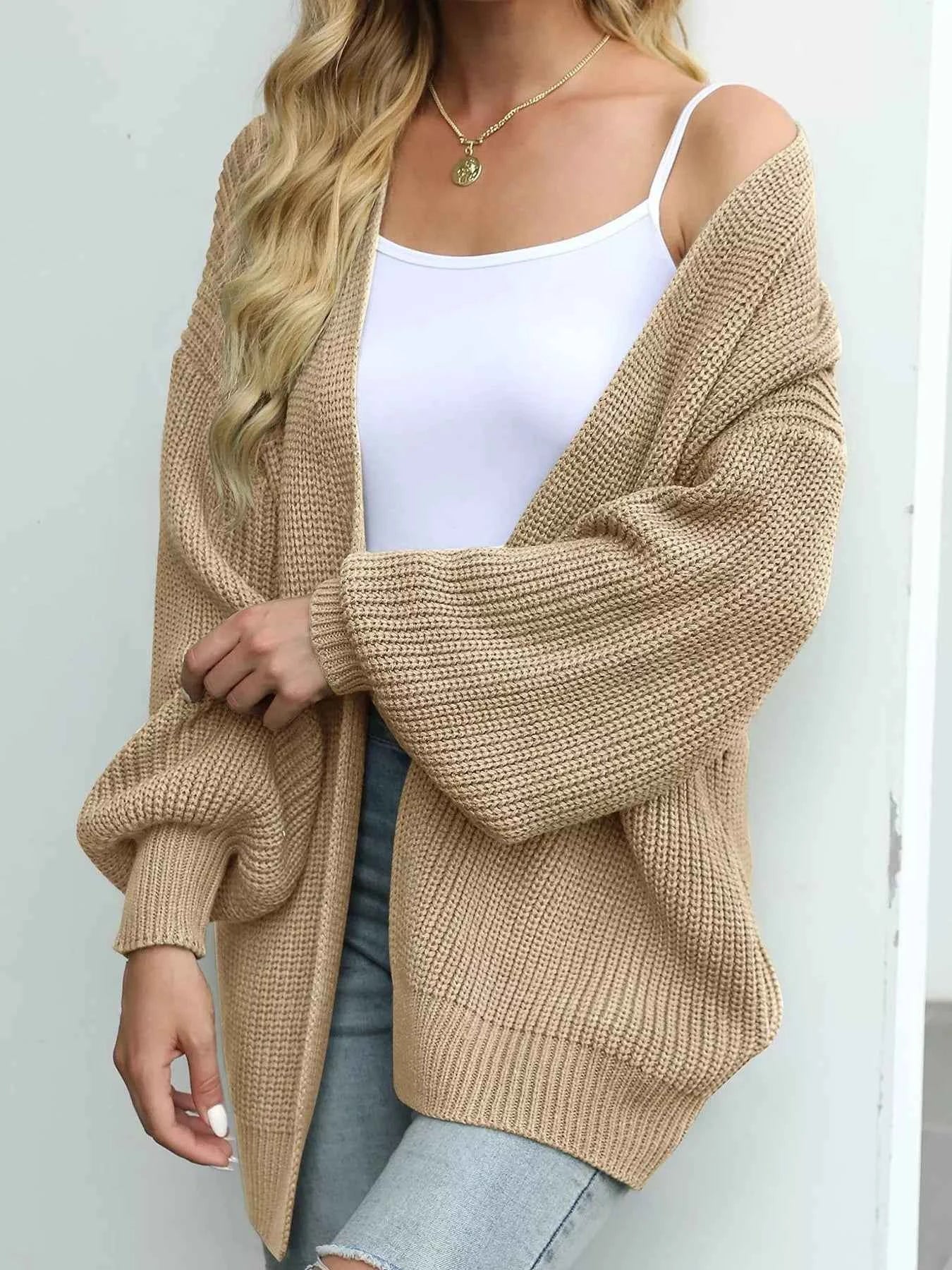 Oversized Chunky Knit Open Front Cardigan 2a119ea4-1f3e-467c-ac42-51fa6fc1646b-Max-Origin