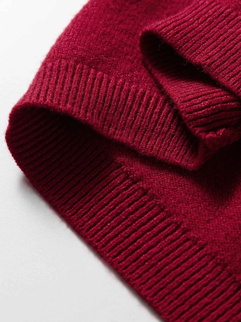 Solid Color Crew Neck Knit Cap Sleeve Sweater 2a50f7d2fff44e6abb027904e4dc2961-Max-Origin