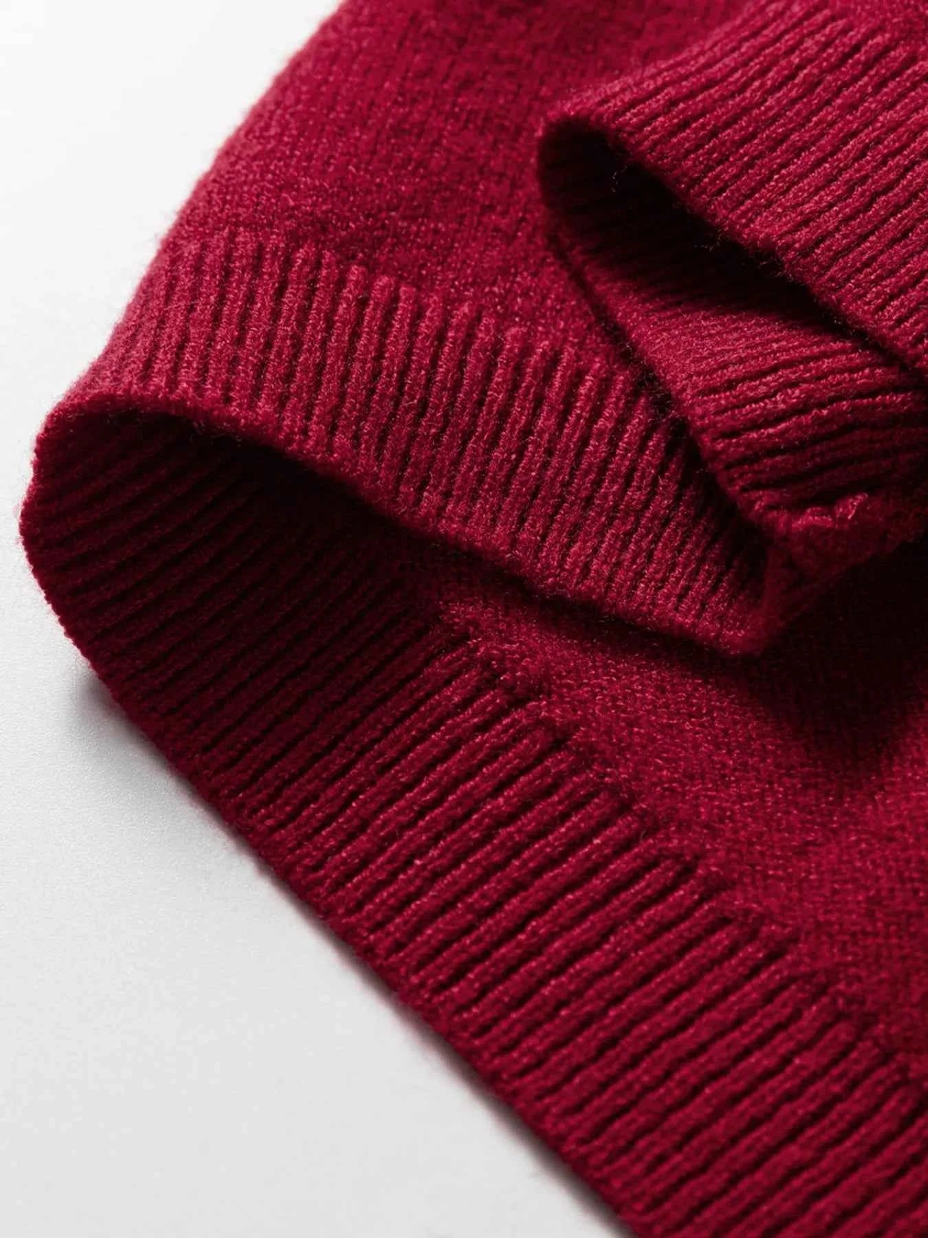 Solid Color Crew Neck Knit Cap Sleeve Sweater 2a50f7d2fff44e6abb027904e4dc2961-Max-Origin