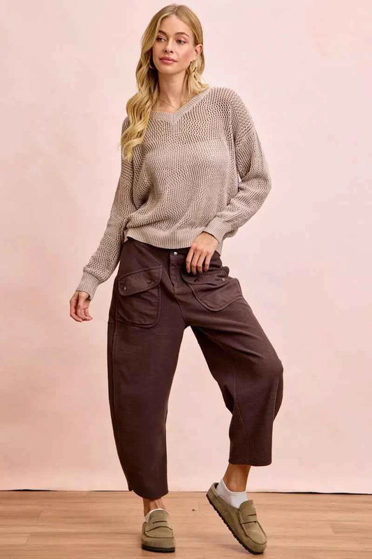 BiBi Washed Terry Pants with Pockets 2a53044923db4057be44bdca8a5224ed-Max-Origin