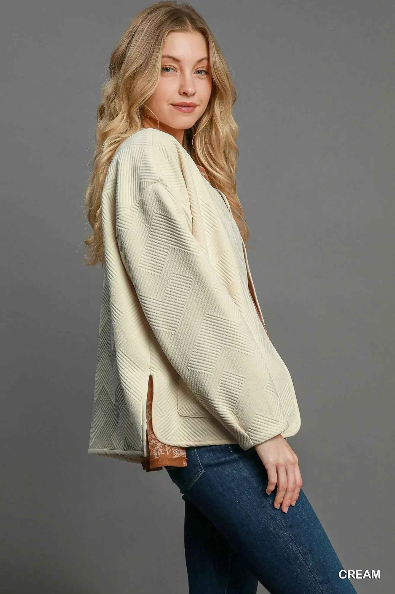 Umgee Textured Jacquard Jacket 2a64e261-fbba-4b8d-acc3-9bf4167d5ee1-Max-Origin