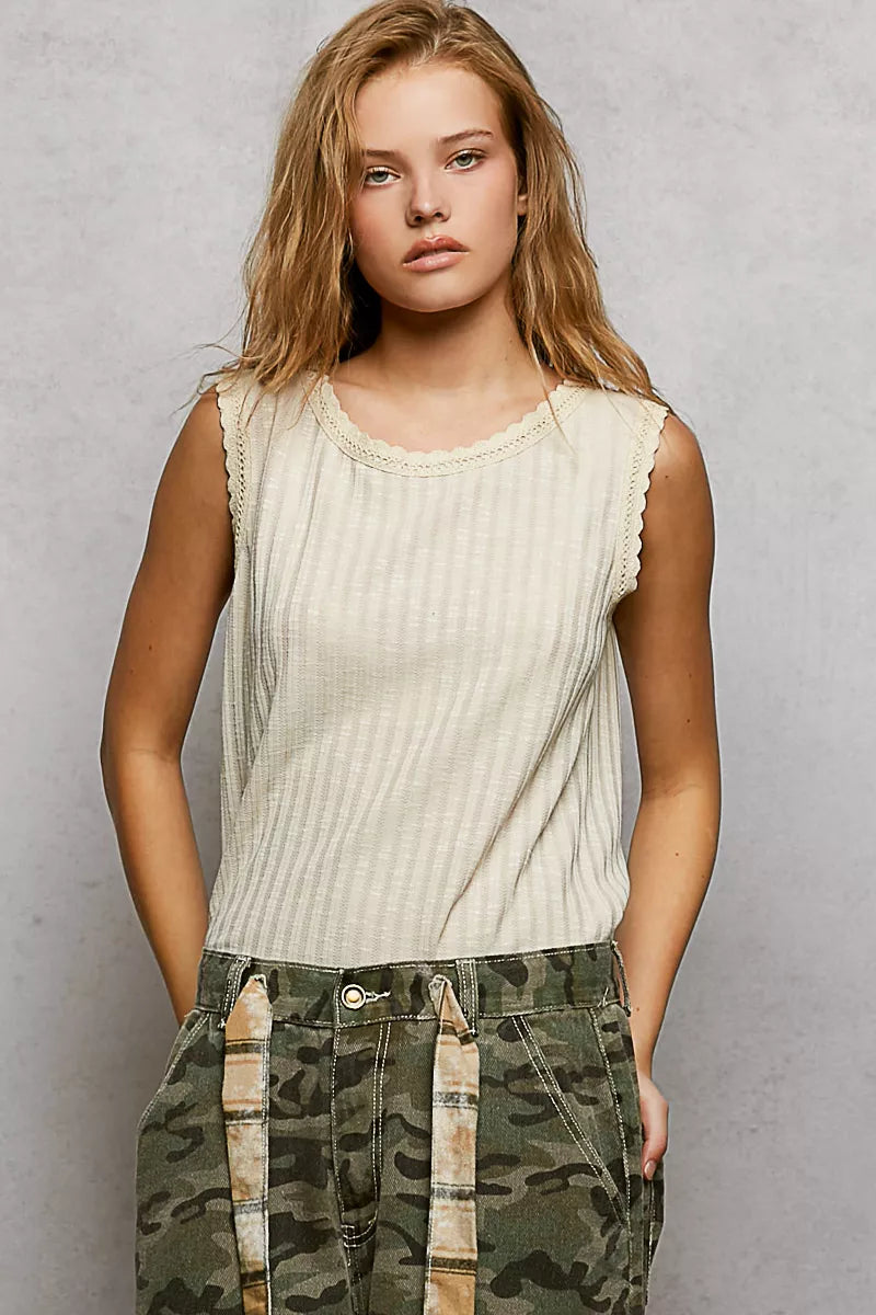POL Ribbed Round Neck Tank with Lace Trim 2a6689b5-3be6-4805-b316-e80384cbbf06-Max-Origin