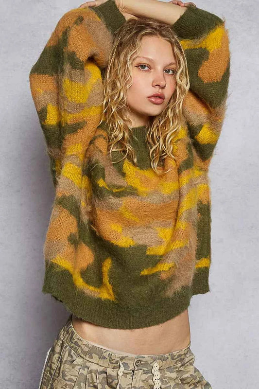 Mock Neck Abstract Colorblock Pattern Sweater 2a86a18c-63e0-4054-9600-9c9a8c35ed02-Max-Origin