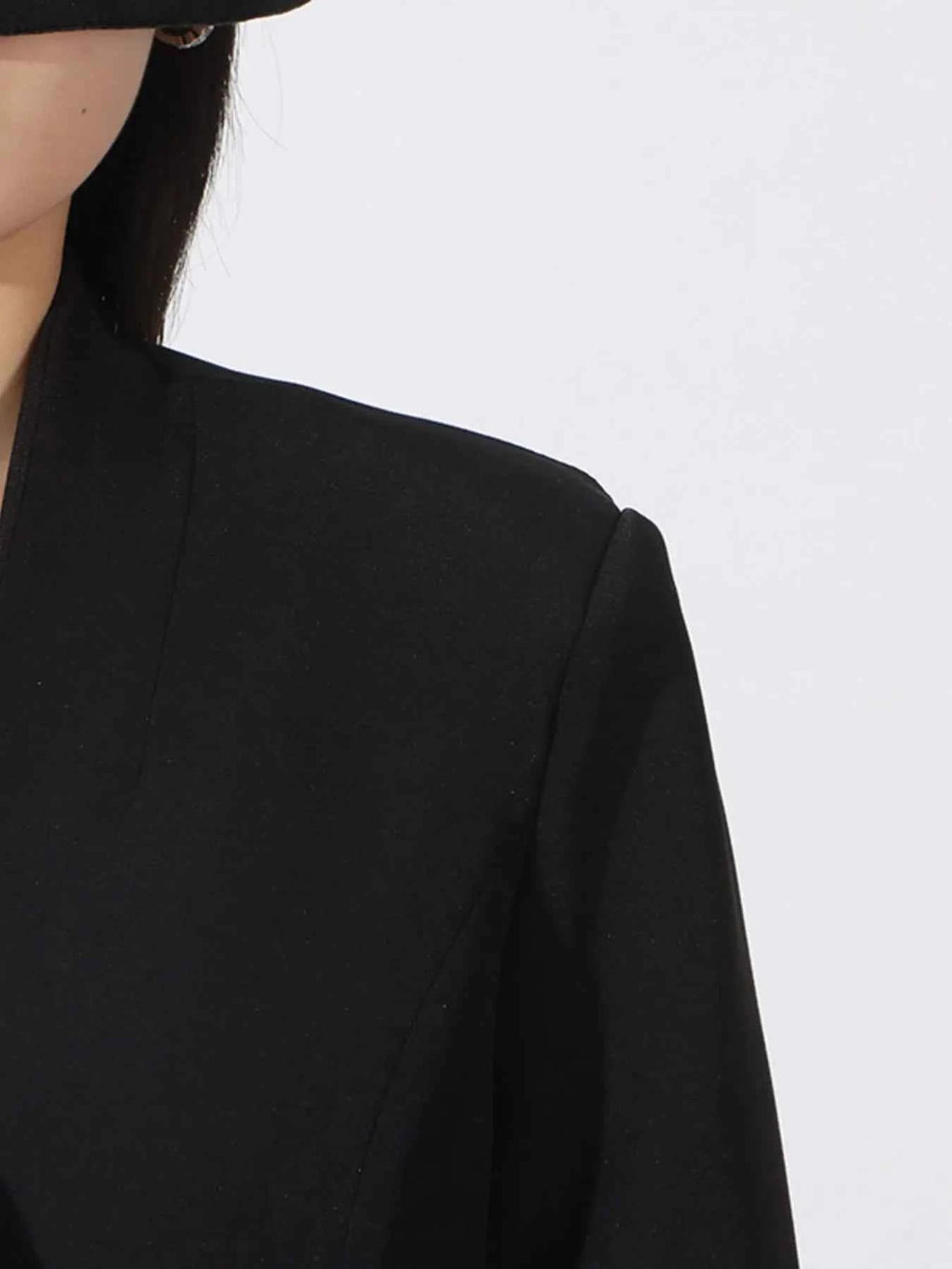 Flower Button Front Long Sleeve Blazer 2a947df0-90c4-4e14-9770-7744b90badab-Max-Origin