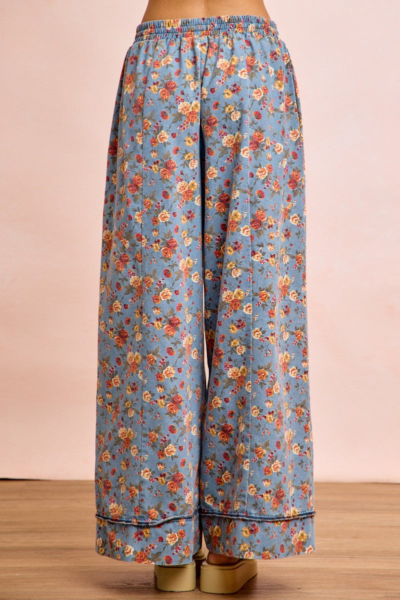 BiBi Floral Printed Drawstring Wide Pants 2aaab64b2e0a4cf18fab07aeb9cbe310-Max