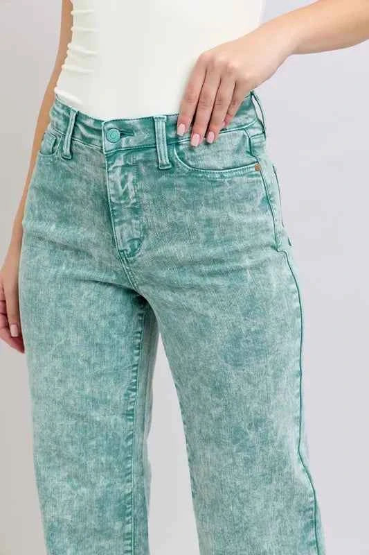 Judy Blue Full Size High Waist Garment Dyed Raw Hem Dad Jean Plus Size 2aff5efc8d3341ceae2add5cbd2ac434-Max-Origin
