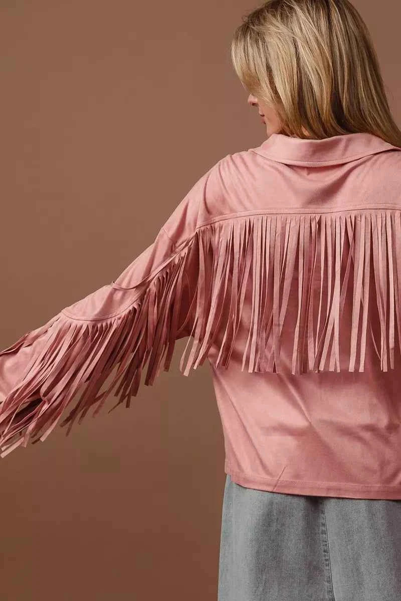 BiBi Suede Fringe Long Sleeve Jacket 2b5c7aec-446f-46ad-8e58-d7984e6cf1bc-Max-Origin