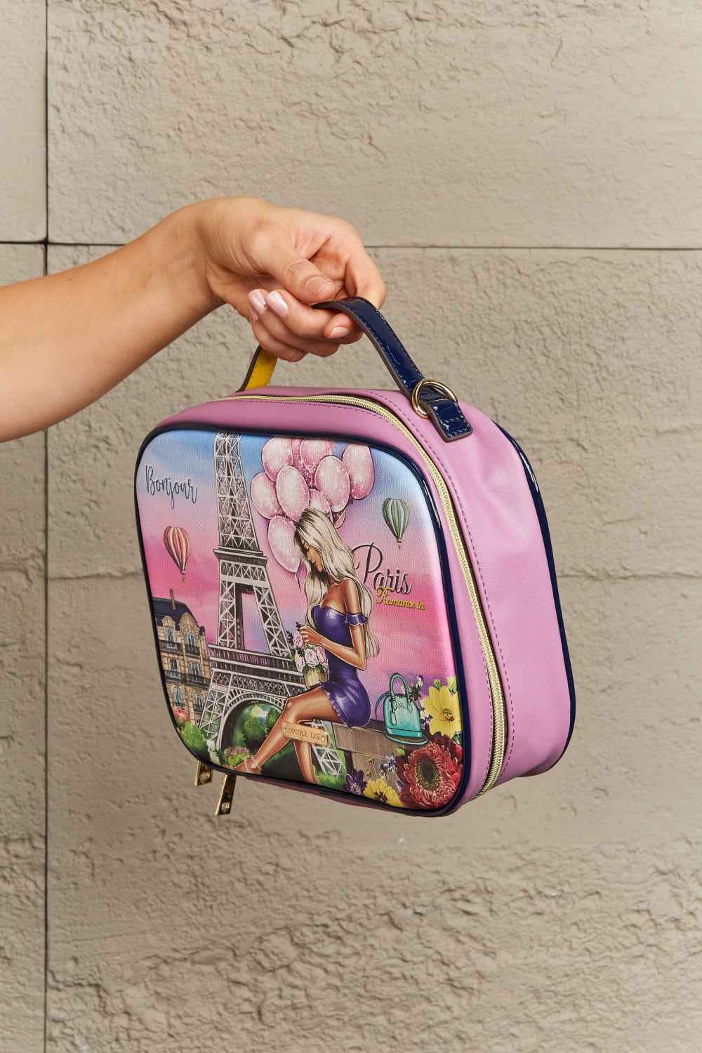 Nicole Lee USA Printed Handbag with Three Pouches 2b64050bd44a4f66ada88d9b3db8d6cb-Max