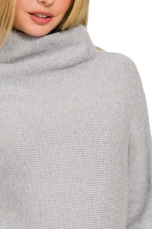 Viscose Dolman Sleeve Mock Neck Sweater 2b76b796-c2e6-4e05-9e5a-a4033c4b5149-Max-Origin