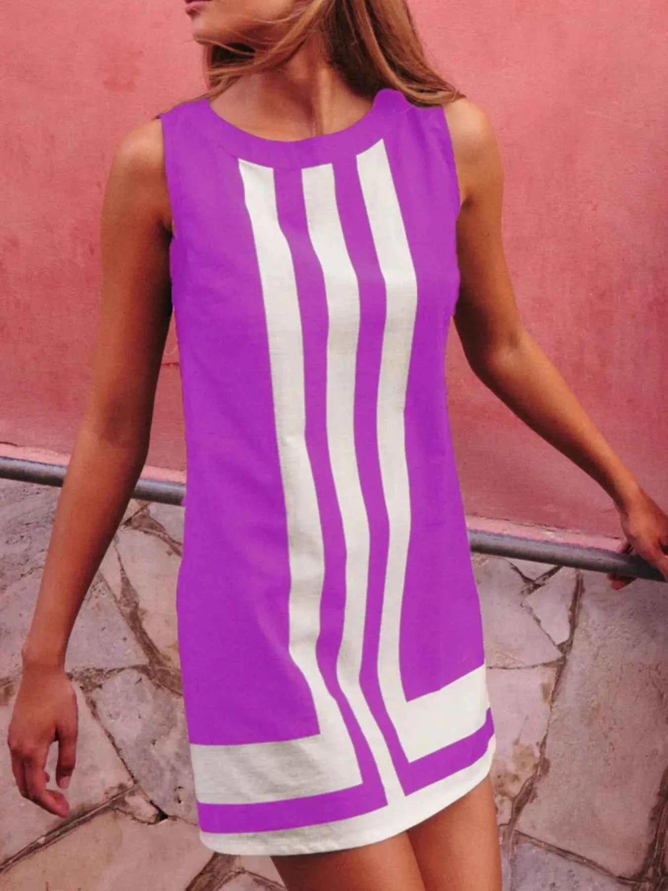 Striped Round Neck Sleeveless Dress 2b8020fd-0691-470f-a0f4-51f662ce33ce-Max-Origin