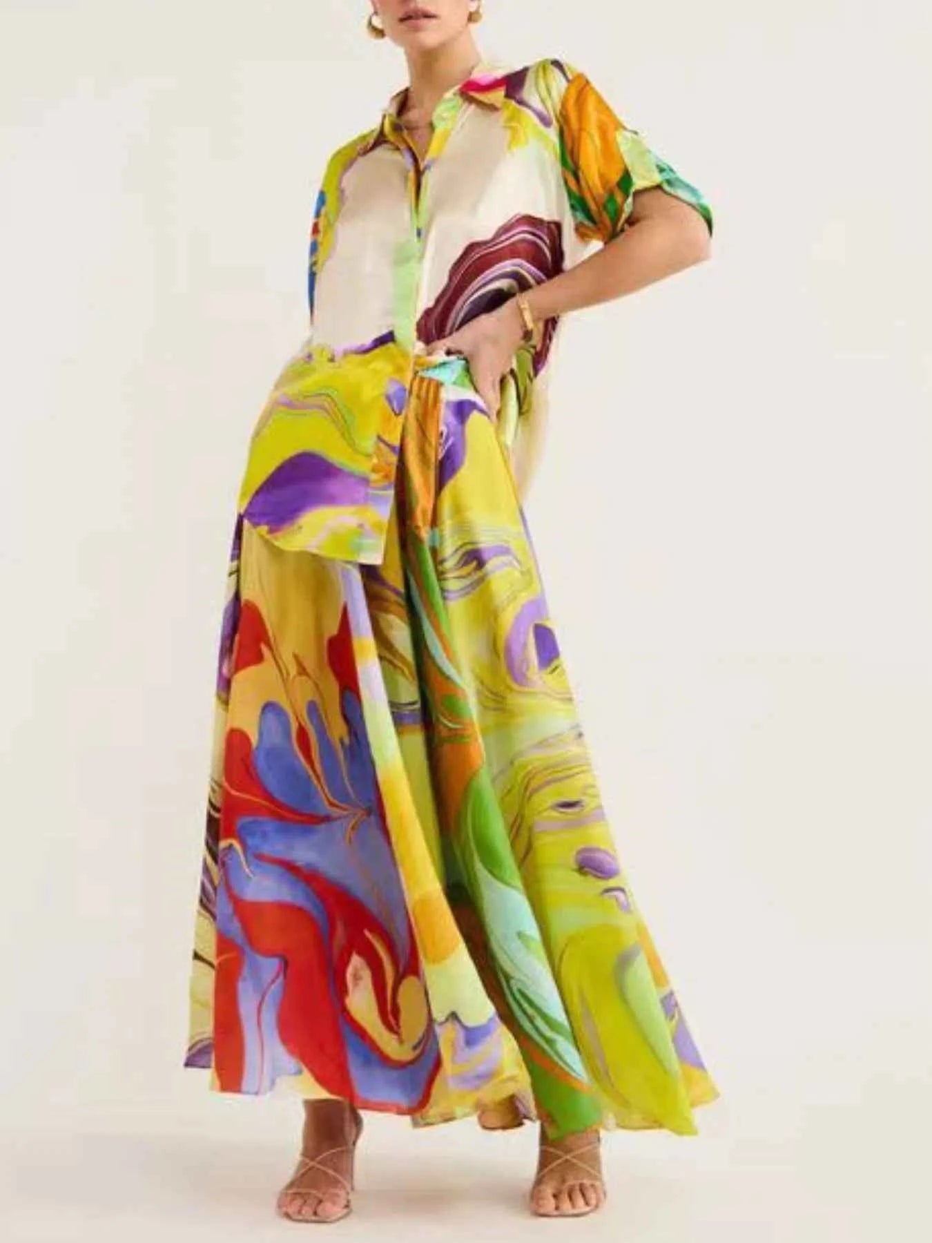 Printed Button Up Shirt and Skirt Set 2b813333-26be-4d20-b562-55c8403d0b1e-Max-Origin