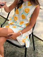 Floral Pattern Sleeveless Mini Dress 2bbdd7767b7b4a0da486a97778b1fd66-Max-Origin