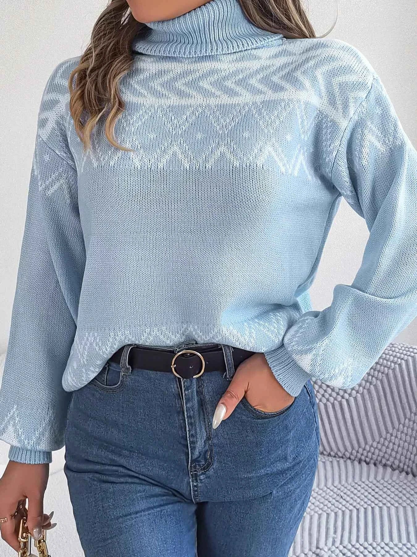 Turtleneck Dropped Shoulder Sweater 2bdc901456d048caab9df2bc0576378d-Max-Origin