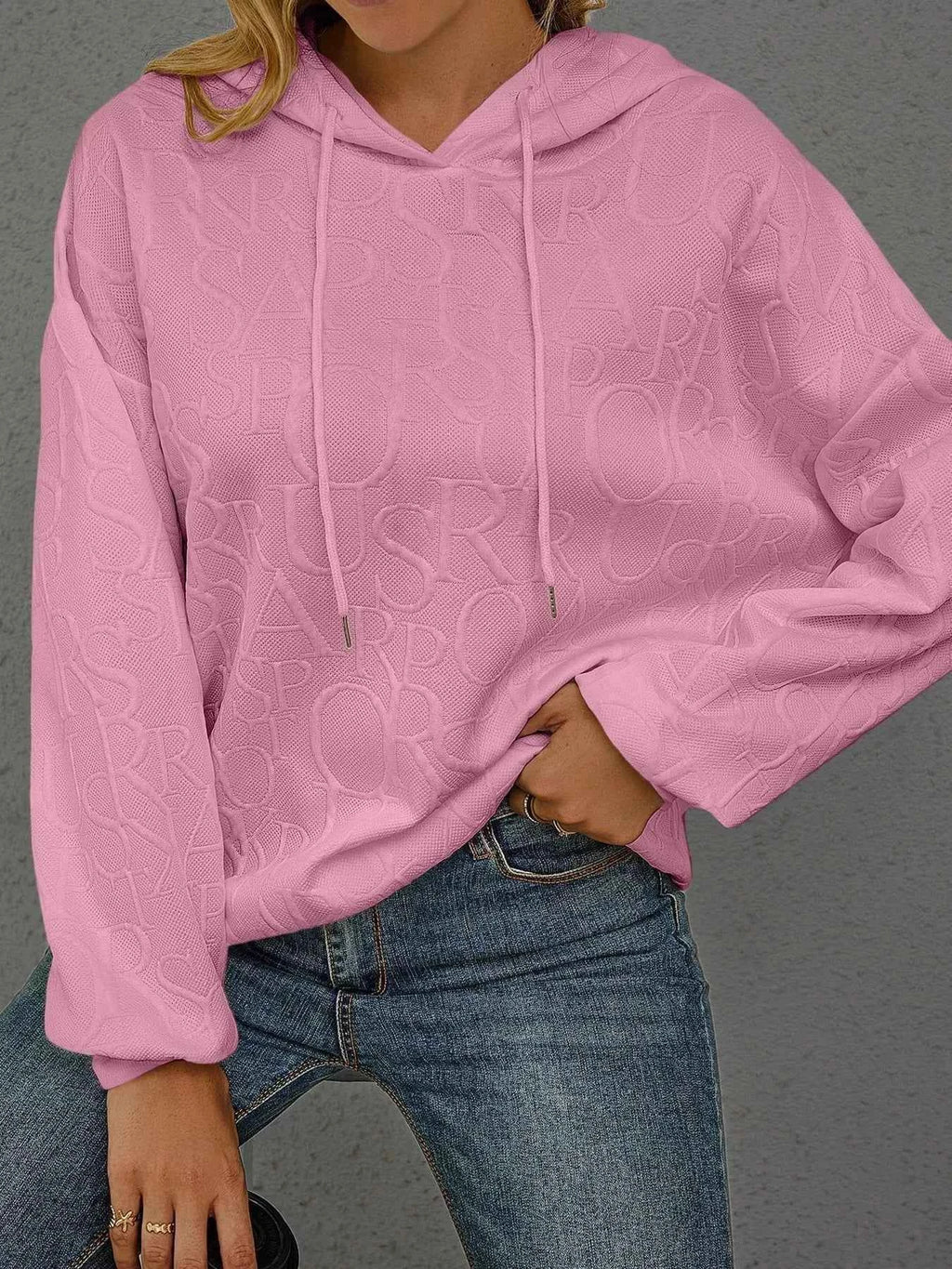 Full Size Embossed Lettering Casual Hoodie Plus Size 2be065d34c174677960a088af32363b0-Max-Origin