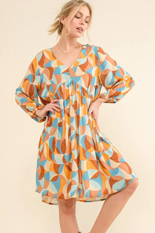 And The Why Printed Open Back Puff Sleeve Casual Dress Blue Multi 2bf84fc929df433996726716a5c46e01-Max-Origin
