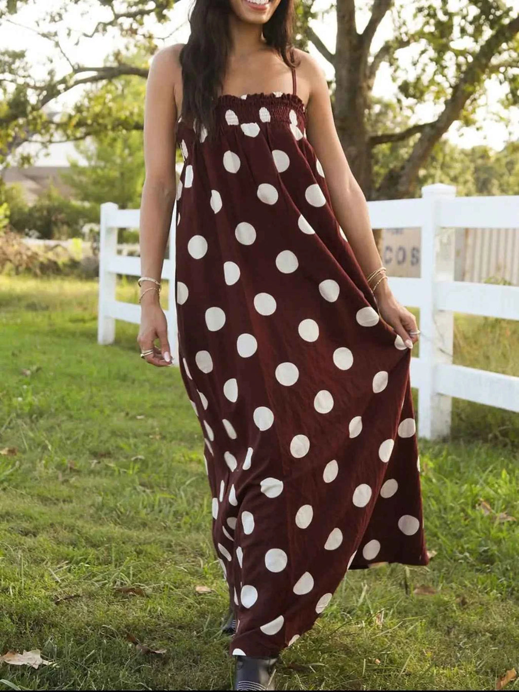 Polka Dot Spaghetti Strap Maxi Dress 2c2119ac-4315-4d76-9be5-a940651f5173-Max-Origin