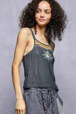 POL Embroidered Floral Square Neck Knit Cami 2c21a1c5-8a20-4b93-be14-c6acb5e1478c-Max-Origin