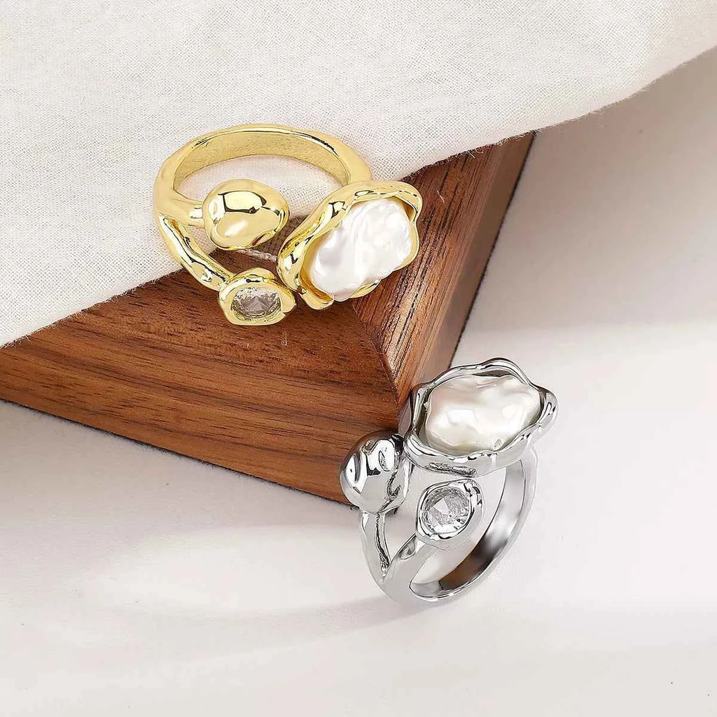 Irregular Pearl Open Ring 2c3fb340-18d9-4d2d-abdf-c5f02ef52a05-Max-Origin